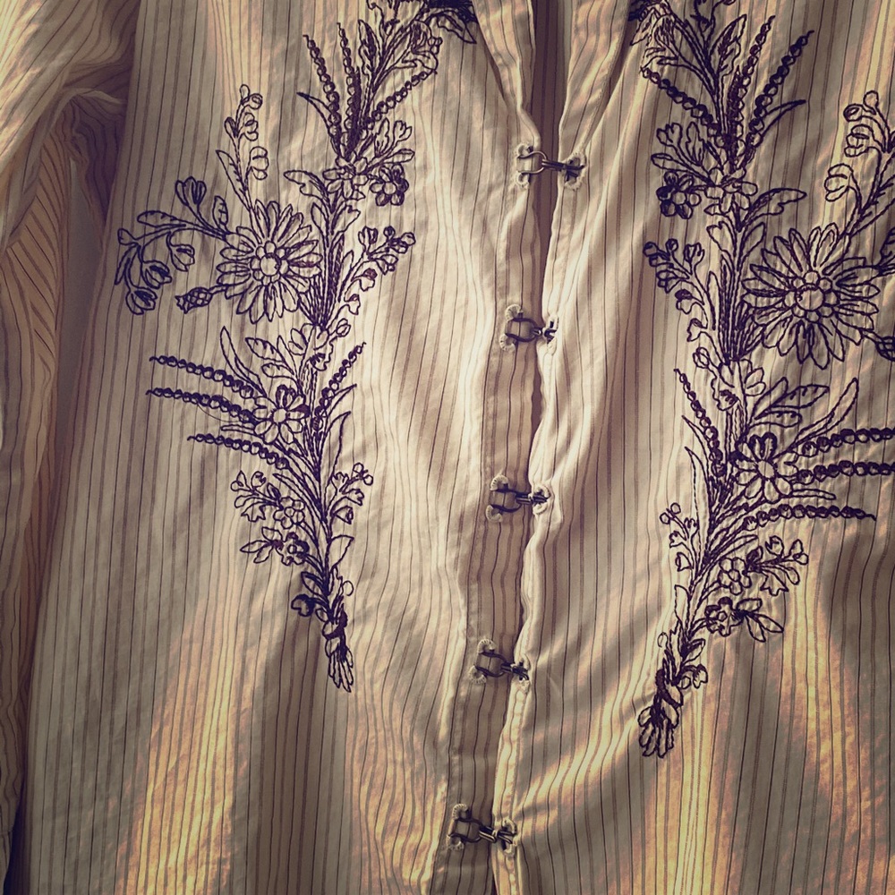 Johnny Was Vintage Western Button Up Shirt